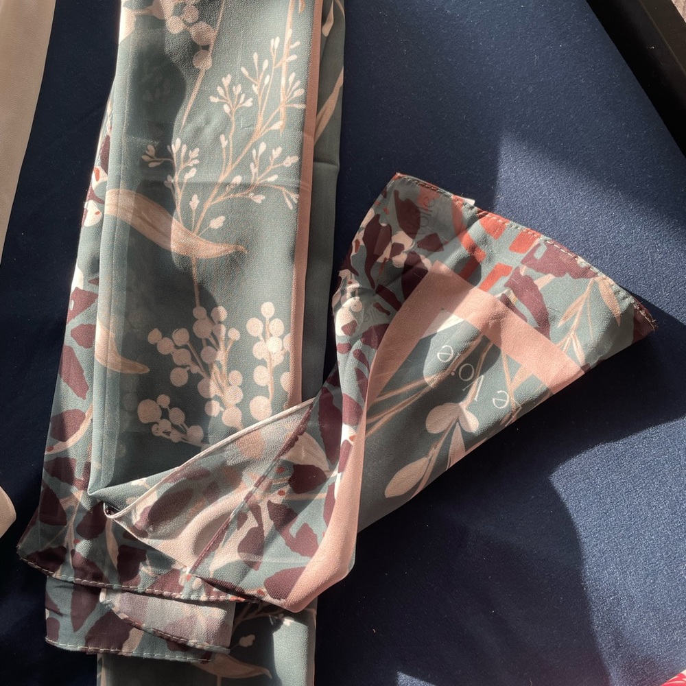 Floral Patterned Scarf